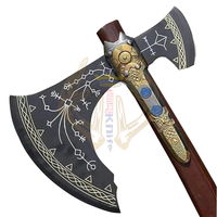 Hache en acier à haute teneur en carbone de qualité industrielle avec manche en bois de rose, tomahawks personnalisables pour une utilisation polyvalente