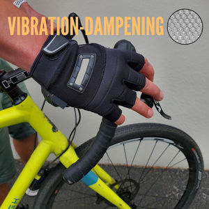 Gants de cyclisme respirants pour écran tactile, antidérapants, rembourrés, pour VTT et vélo de route, à doigts complets, absorbant les chocs - Product Image 4