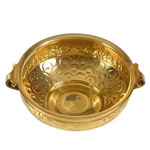 Fine Quality New Design Diwali Urli <b>Bowl</b> Handmade <b>Metal</b> Urli With Diya Set Urli <b>Bowl</b> Set Diwali Gift Home Decor for Diwali 2024 - Product Image 3