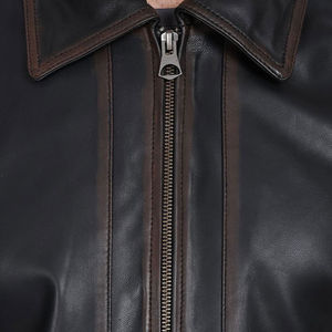 Chaqueta de Cuero para Motociclista de la Mejor Calidad, Diseño Totalmente Personalizado con Tela de Lona, Ropa de Cuero Original al por Mayor - Product Image 5