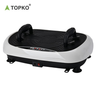 TOPKO-plaque vibrante de haute qualité, appareil de fitness ultra-mince pour l'exercice physique du pied, puissance 3D