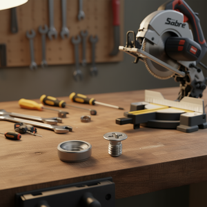 อุปกรณ์เสริมและชิ้นส่วนเครื่องมือลม Hazet - ชุดยึดสำหรับติดตั้งขายึดของเลื่อยซาเบอร์ - Product Image 3