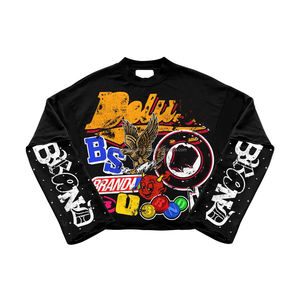 Conjunto de ropa urbana personalizada para hombre, diseño OEM, ropa transpirable, camiseta oversize con hombros caídos y pantalones cortos a juego. - Product Image 3