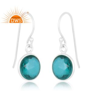 Mejor calidad fina plata esterlina doblete Santamaria aguamarina piedra preciosa joyería personalizada fabricante - Product Image 2