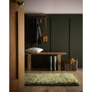 The Rugs Chicago Olive Green Shaggy Area Rug <b>Set</b> 90X150 cm - Product Image 2