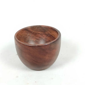 Tazón Redondo Grande de Madera de Acacia, Vajilla de Madera Maciza con Diseño Moderno, Tazón Ecológico para Ensaladas y Frutas - Product Image 1