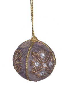 BRODERIE À LA MAIN Offre Spéciale DE NOËL ORNEMENTS D'ARBRE DE NOËL AVEC FLEUR POUR DÉCORATIF DE VACANCES ET CADEAU DE NOUVEL AN. - Product Image 1