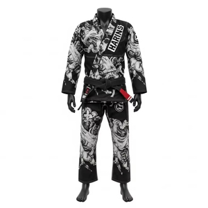 ชุดยูโด BJJ สำหรับผู้ใหญ่ น้ำหนักเบา พิมพ์ลายดิจิทัล โพลีเอสเตอร์ ทนทาน ระบายอากาศได้ดี ชุดฝึกซ้อมศิลปะการต่อสู้ อุปกรณ์กีฬา ชุดกิ - Product Image 1