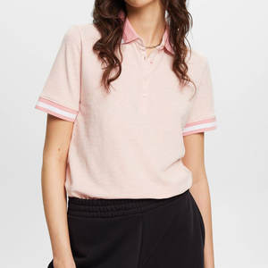 Último estilo bajo MOQ Casual mujer para camisas 100% algodón manga corta transpirable alta calidad - Product Image 1