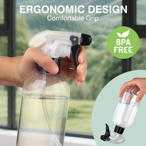 ขวดสเปรย์10ออนซ์ขวดสเปรย์เปล่า300มล. ขวดมิสเตอร์เติมได้หลากสีสำหรับทำความสะอาดพืชผมทำอาหารเวียดนาม - Product Image 4