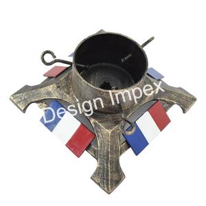 Antique France Drapeau XMAS Arbre Stand En Fonte Christian Le Plus Célèbre Festival De Noël Xmas Pine Tree Stand Home Decor - Product Image 2