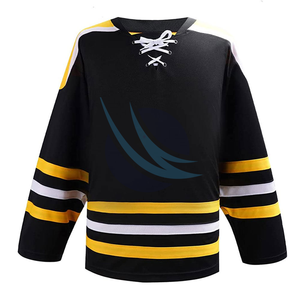 Camiseta de hockey hecha a medida del equipo juvenil 2025, impresión sublimada totalmente personalizable, servicio OEM ODM, ropa deportiva, camiseta de hockey sobre hielo - Product Image 5