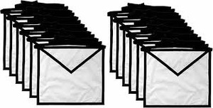 Ensemble de 12 tabliers maçonniques pour le conseil des membres RSM |   Tablier artisanal Royal & Select Master avec ruban violet élégant, traditionnel - Product Image 3