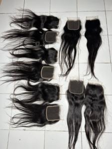 ผมดิบธรรมชาติสีธรรมชาติผมเรมีผมผู้บริจาคเดี่ยวผมปิดลูกไม้แบบ HD - Product Image 3