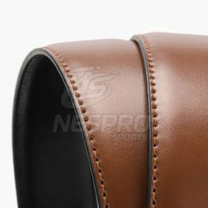 Ceinture en cuir de peau de vache décontractée professionnelle pour hommes-Ceinture de fitness d'entraînement légère et durable - Product Image 4