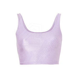 Respirant personnalisé solide dame Yoga soutien-gorge Gym une épaule culture sport soutien-gorge Fitness OEM soutien élevé sans couture Sport soutien-gorge - Product Image 5