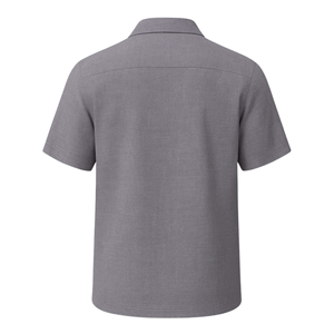 Vente en gros de chemises de compression décontractées personnalisées pour hommes 100% polyester Prix compétitif OEM Services de traitement de vêtements Motif d'impression - Product Image 3