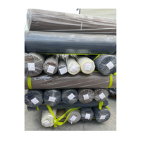 Tissu de rideau occultant uni en polyester multicolore, tissé, épais, anti-plis, en stock