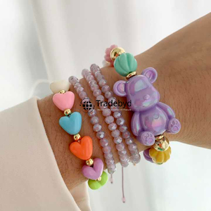 Tradebyd Handmade Resin <b>Bracelets</b> Stylish Fashion Jewelry <b>for</b> Women <b>Girls</b> Gift and Everyday Wear - Product Image 1