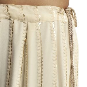 Kream Lucknowi Sharara Suit with <b>Tissue</b> Dupatta <b>for</b> Women Indian Traditional <b>Wedding</b> Party and Festive Occasions - Product Image 6