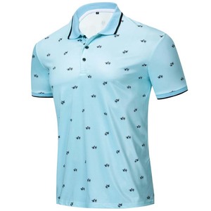 100% Polyester Customized Men's for <b>Polo</b> Shirt Solid Pattern and Custom Logo Sublimated for Bulk Youth Use - Product Image 6