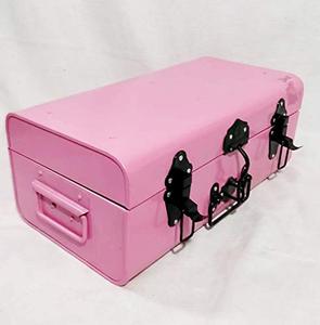Wholesale Rectangle Shape Metal <b>Trunk</b> <b>Box</b> <b>Storage</b> Container Handles Locks Multifunctional Space-Saving Organizer 1 cm - Product Image 6