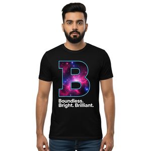 Camiseta con alfabeto de neón 'J' inspirada en el espacio para hombre, cómoda camiseta informal de estilo Vintage para fanáticos y amantes de la ropa informal estilo Hip Hop - Product Image 6