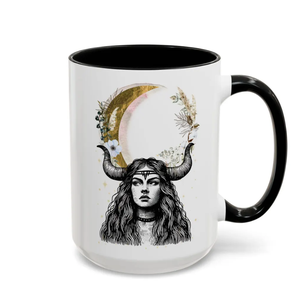 Strong Viking Women <b>Mug</b> Celestial Tea <b>Mug</b> Medieval Viking Coffee <b>Mug</b> for Women Couples Gift, Christmas Gifts - Product Image 1