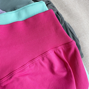 Popular High Waist Yoga Workout <b>Leggings</b> for <b>Women</b>-Butt Lift Breathable Eco-Friendly Solid <b>Pattern</b> Custom Colors & Logo - Product Image 5