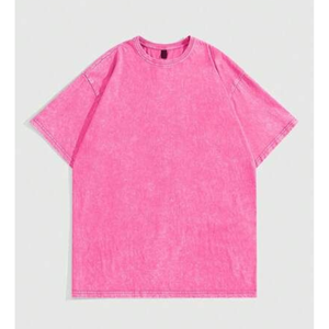 T-shirt en tricot délavé à l'acide tendance pour hommes Hip Hop 100% coton surdimensionné Vintage Logo personnalisé Streetwear Vêtements de haute qualité - Product Image 6