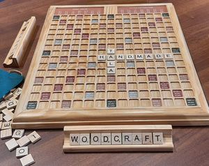 Professional Wooden <b>Scrabble</b> <b>Board</b> Game | Best Finish Handmade Quality | Factory Direct Bulk Best Price - Product Image 1
