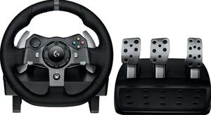 Volant et pédalier de course à retour de force pour PC, simulateur de jeu USB, contrôleur de direction noir - Product Image 5