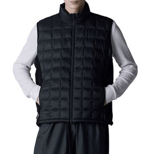 Diseño personalizado de los hombres ligeros abajo chaleco resistente al agua empacable acolchado chaleco moda viaje Casual al aire libre prendas de vestir exteriores - Product Image 1