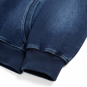 Sudadera con Capucha Personalizada de Felpa Gruesa Ecológica con Lavado Vintage para Hombre, Estilo Oversize con Hombros Caídos, Ideal para Invierno y Streetwear - Product Image 4