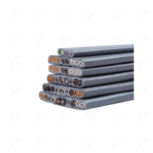 Linh hoạt <span class=keywords><strong>PVC</strong></span> cách điện thang máy và cần cẩu Cáp điều khiển 12x0.75 mét với bị mắc kẹt đồng dây dẫn trong nhà di chuyển các ứng dụng - Product Image 4