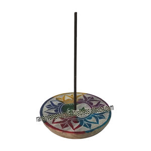 2024 Super calidad gran oferta diseño grabado esteatita quemador de incienso soporte para aromaterapia Yoga decoración del hogar - Product Image 1