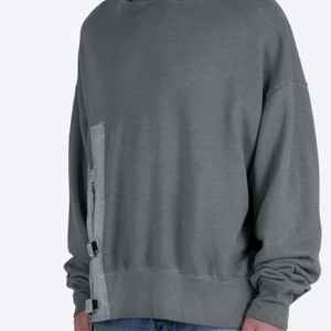 "Áo hoodie vá khóa kéo đơn nam bền bỉ-chất lượng cao, thoải mái và hoàn hảo cho trang phục hàng ngày và các hoạt động bình thường" - Product Image 2