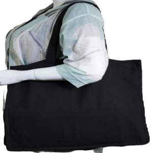 100% coton toile sac fourre-tout Logo personnalisé imprimé écologique grand concepteur voyage réutilisable Shopping fourre-tout avec fonction lavable - Product Image 1