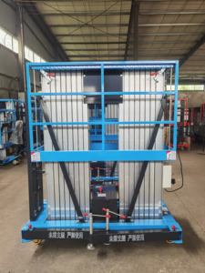 Plateforme élévatrice en alliage d'aluminium, double mât - Product Image 1