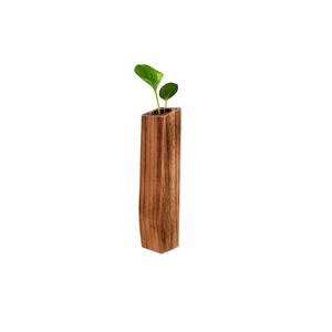 Pots de fleurs en bois de qualité supérieure pour hôtel à prix raisonnable vase à fleurs en bois de forme ronde pour la décoration de la maison et du bureau - Product Image 2