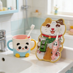 <span class=keywords><strong>Cepillo</strong></span> de <span class=keywords><strong>Dientes</strong></span> para Niños, Kit de <span class=keywords><strong>Viaje</strong></span> Escolar, Set de Cuidado Bucal Infantil, <span class=keywords><strong>Cepillo</strong></span> de <span class=keywords><strong>Dientes</strong></span> de Dibujos Animados con Juguete, Distribuidor Mayorista - Product Image 1