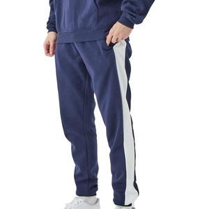 Ensemble de survêtement deux pièces pour homme, sweat-shirt à capuche et pantalon de jogging, matière coton, logo personnalisé 2025, fermeture éclair intégrale - Product Image 6