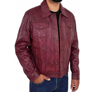 Chaqueta y abrigos de piel auténtica cálidos y cortavientos de invierno personalizados, chaqueta de piel auténtica para hombre - Product Image 4