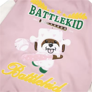 Veste universitaire pour homme avec broderie en chenille et conception de superposition douce adaptée à la mode quotidienne d'automne et d'hiver - Product Image 6