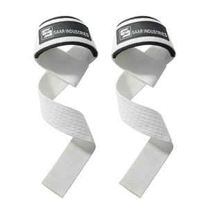 Correas de levantamiento de algodón con diseño de impresión por sublimación personalizado de alta calidad con logotipo personalizado para levantamiento de pesas y entrenamientos de gimnasio - Product Image 3