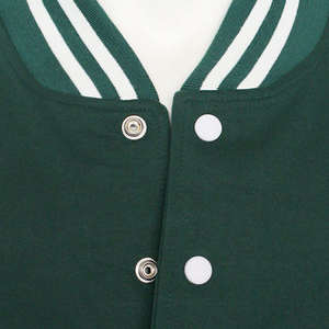 Veste de style universitaire de haute qualité OEM pour hommes, vêtements d'équipe personnalisés, polyester/coton, coupe-vent, prix d'usine - Product Image 3