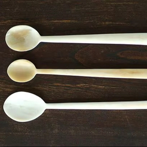 ช้อนเขาควายธรรมชาติขัดเงากระจกสไตล์สัตว์ที่ไม่เหมือนใครหรูหราตกแต่งโต๊ะในร้านอาหาร - Product Image 1