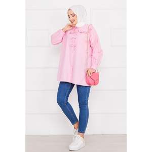 Ensemble tunique poudre avec nœud pour femme - Product Image 3