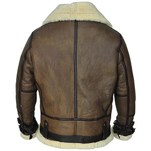 Diseño superior transpirable hecho en Pakistán Venta caliente Calidad portátil Estilo personalizado Hombres usan Shear-Ling B3 Chaquetas - Product Image 3