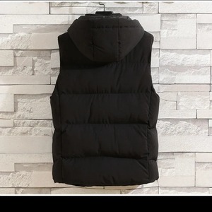 Chalecos de hombre, chaqueta para Otoño Invierno, chaleco con capucha, grueso, cálido, cómodo, ropa de hombre de talla grande - Product Image 3